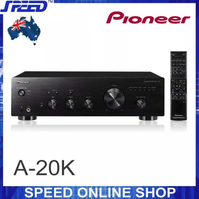 Pioneer A-20K 2CH A+B Stereo (50W+50W) Integrated Amplifier - AMP - BLACK