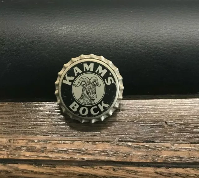 Unused Kamm's Bock Beer Cork Bottle Cap Kamm & Schellinger Brg Mishawaka In