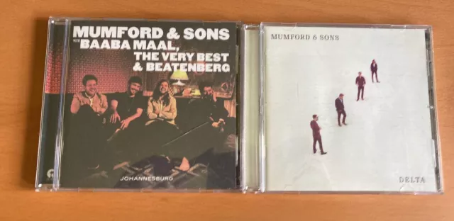 MUMFORD & SONS CD BUNDLE with BAABA MAAL THE VERY BEST & BEATENBURG & DELTA