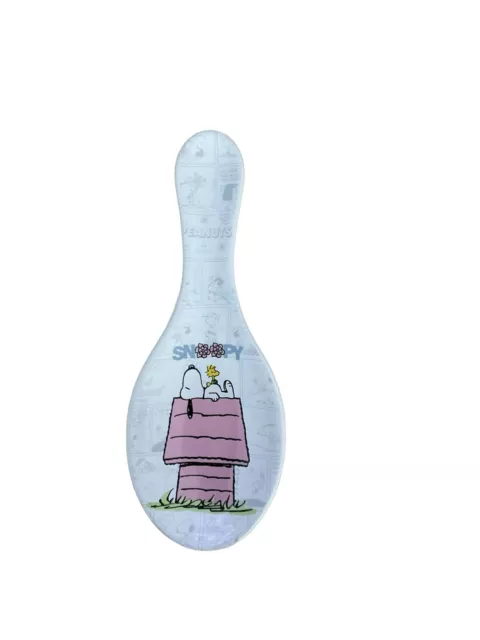 Snoopy peanuts Ceramic spoon rest, White/pink