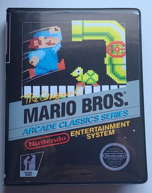 The Original Mario Bros. Arcade Classics Series CASE ONLY Nintendo NES 8bit Box