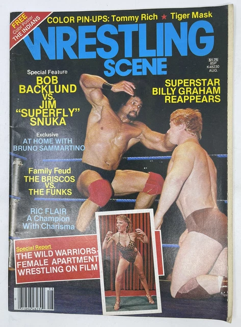WRESTLING SCENE MAGAZINE #1 August 1982 Jimmy Snuka Tiger Mask