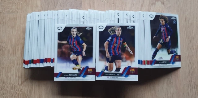 Topps UWCL Cromo 2022-23 - Tutte le 100 schede base - Set completo - Bonmati Putellas...