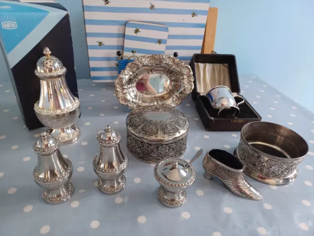 Job Lot Of Silver Plated Items