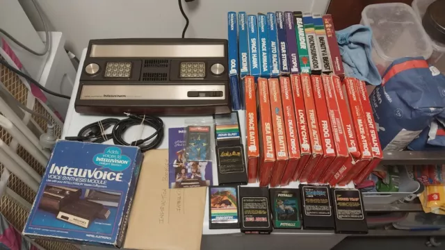 Intellivision Console Tested And Working Plus 25+ Games Llt Bundle