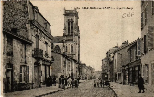 CPA CHALONS-sur-MARNE Rue St-LOUP (491068)