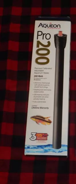Calentador de pecera ajustable para acuario Aqueon Pro 200