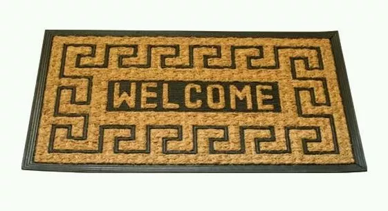 Zerbino gomma-cocco "welcome" 45x75