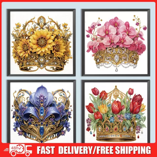 5D Diamond Painting Set DIY Partially Specially Shaped Drill Crown
