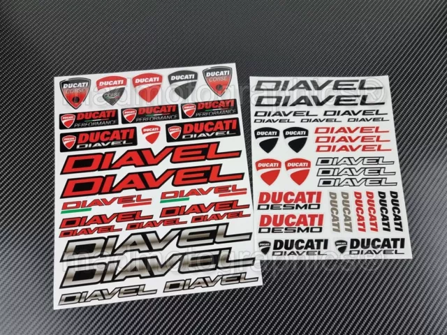 DIAVEL 1260 motorcycle motorbike decal set stickers Laminated for Ducati