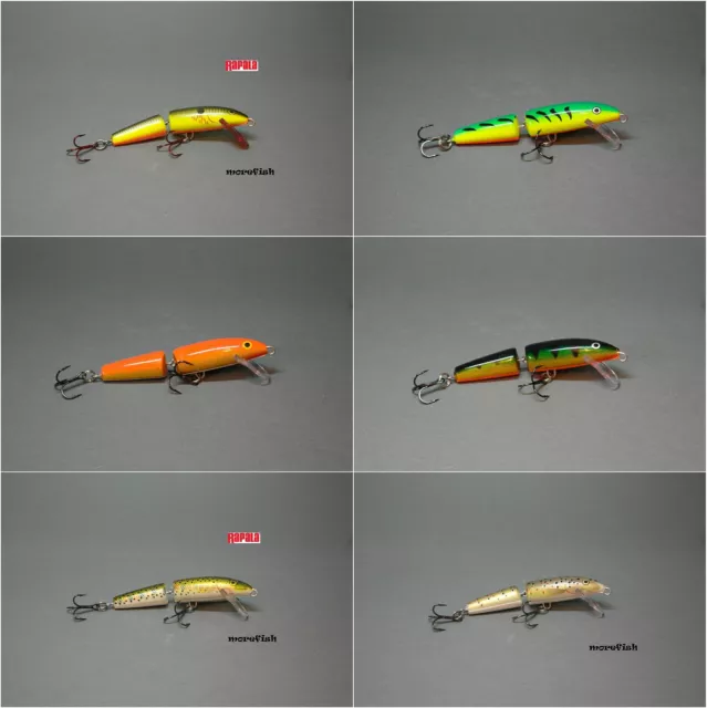 Rapala Wobbler Jointed Floating 9cm J09 - viele Farben -