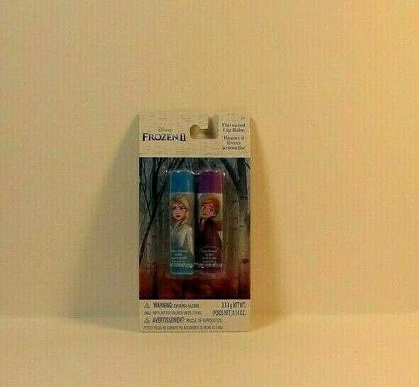Disney Frozen II Lip Balm Set Grape Blackberry Flavor  NEW