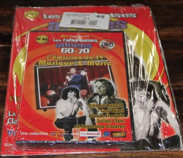 DVD NEUF Fabuleuses années 60 70 n°45 Becaud Beart Leforestier Christophe Clerc