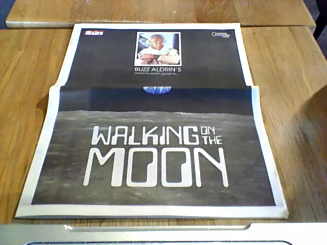 The Sun UK 2019 BUZZ ALDRIN'S Moon Landing NASA 50th Anniversary Giant POSTER