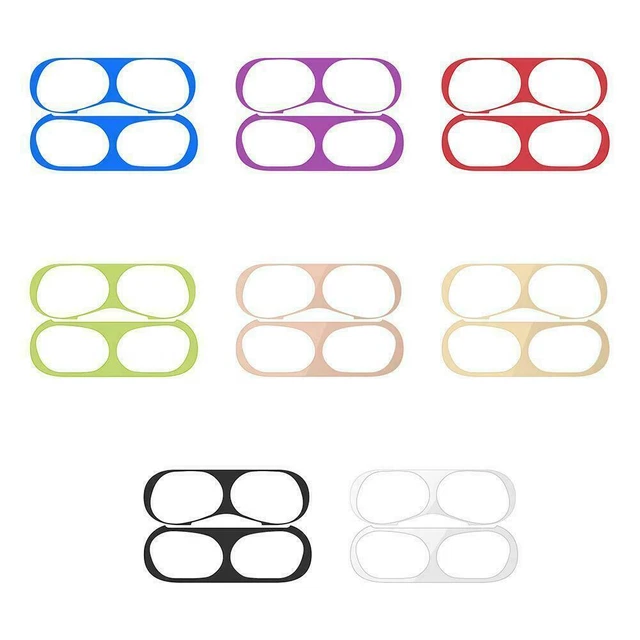 Autocollant protection métal anti-poussière pour écouteurs Bluetooth Lot I1