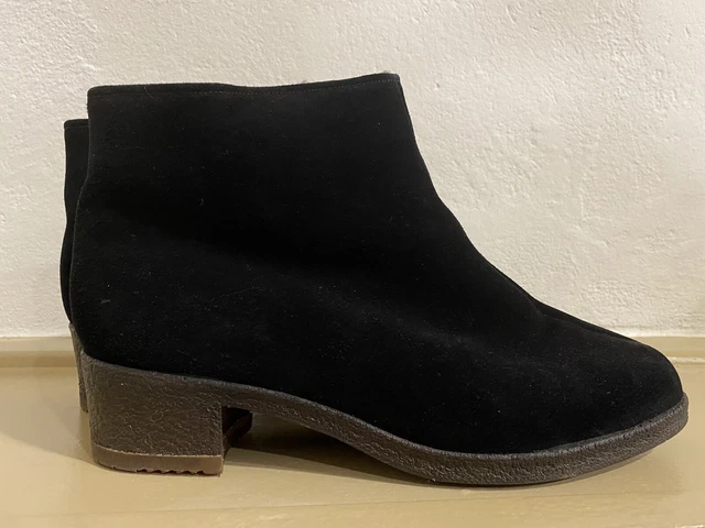 Ara Hiver Bottines Court Bottes Fourrées 60er True Vintage 60s Bottines Cheville
