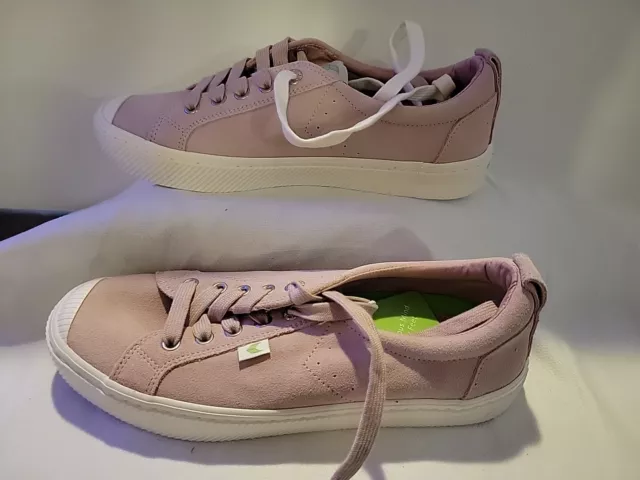 Cariuma OCA Low Rose Pink Canvas Sneakers Women’s Size 8 Suede Shoes