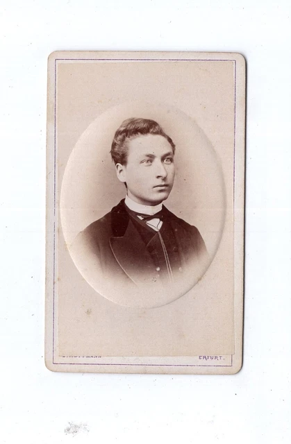 C. Hoffmann CDV Foto Herrenportrait - Erfurt 1870er