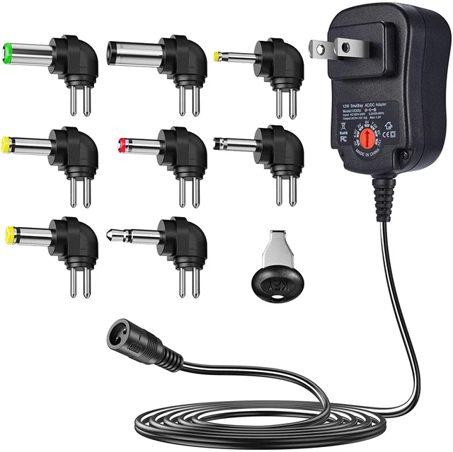 Universal Multi Voltage Ac/Dc Adapter Switching Power Supply Is From 3V To 12V