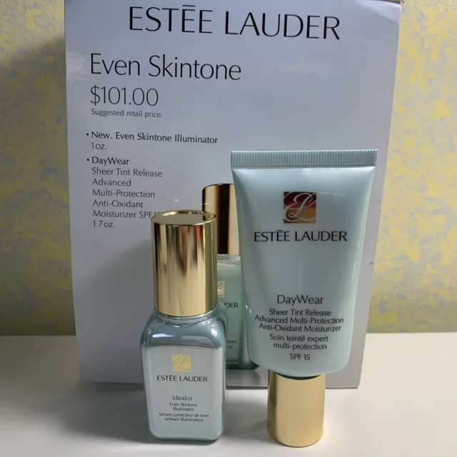 Estee Lauder Idealist Even Skintone Illuminator 1.0 Oz + Day Wear Sheer Set