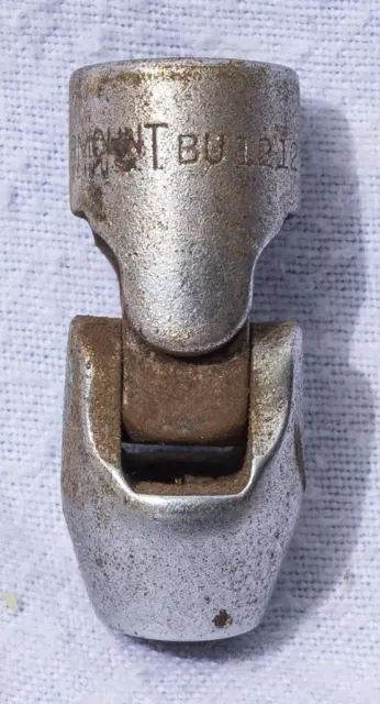 Vintage Fairmount BU 1212 USA Short 3/8" Swivel Socket 12pt. (3/8" Dr) mv