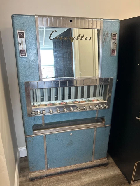 Vintage Stoner Cigarette Vending Machine Candy Coin Operated Antique Op 