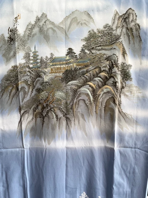 Vintage Japanese juban kimono - Mens Juban Kimono Robe