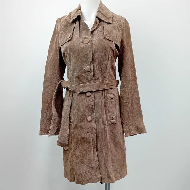 Trench Coat Femme Mi-Long Matelassé - Manteau D'Automne/Hiver Avec Ceinture, Coupe-Vent - Classique Et Chic