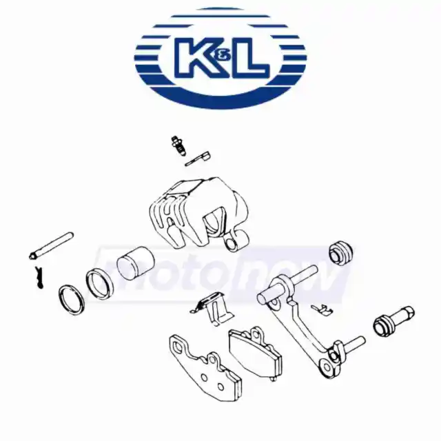 K&L Supply Rear Brake Caliper Rebuild Kit for 1979 Yamaha XS650-2 Special II ga