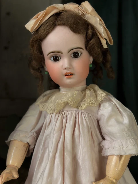 Poupée Ancienne Bébé Jumeau Étienne Denamur E5D 34 Cm Bouche Fermée