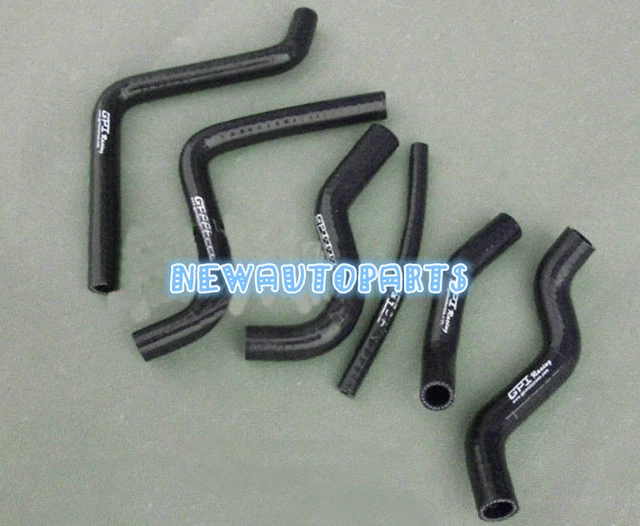 Black Silicone Radiator Hose For 2000-2002 Honda CR125 CR125R 2000 2001 2002