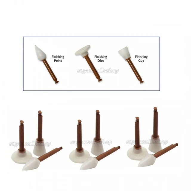 ENHANCE Dental Finishing Finisher Cups Points Discs Composite Polishing RA Shank