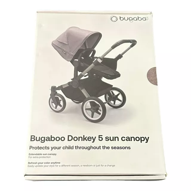 Bugaboo Donkey 5 Sun Canopy UPF 50 Water Repellent Extendable - Grey