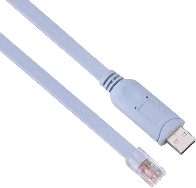 Style Rj45 Serial Console Cable STANDARD USB TYPE-A to RJ45 Serial Console Adapter Cable Express Net ...