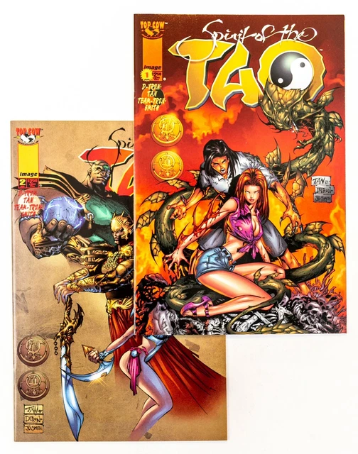 Spirit of the TAO #1 & 2 (1998 Top Cow/Image Comics) D-Tron, Billy Tan! NM