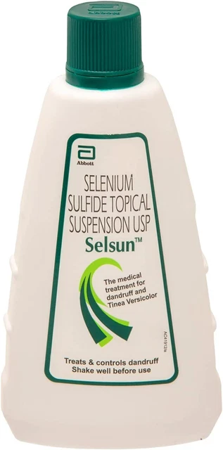 Champú anticaspa Selsun con suspensión 120 ml