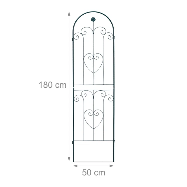 Rankgitter 2er Set Rankhilfe Spalier Pflanzengitter Blumengitter Metall Garten 4