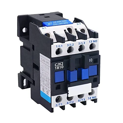 XMHF AC Contactor CJX2-1810 220V 25A 50/60Hz Coil 3P 3 Phase Rail Motor Contr...