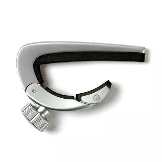 Guitar Capo, Dunlop Pivot Capo – Satin Chrome. Model #  DPCSC