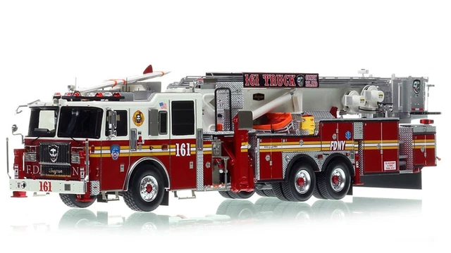 1/50 Fire Replicas FDNY 2013 Seagrave Attacker 95' Tower Ladder 161 Brooklyn New