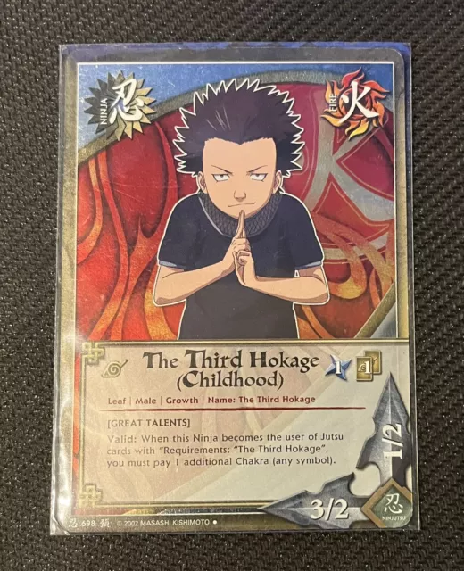 The 3rd Hokage - N-1446 - Super Rare - 1st Edition - Foil - Naruto CCG  Singles » Kage Summit - Goat Card Shop