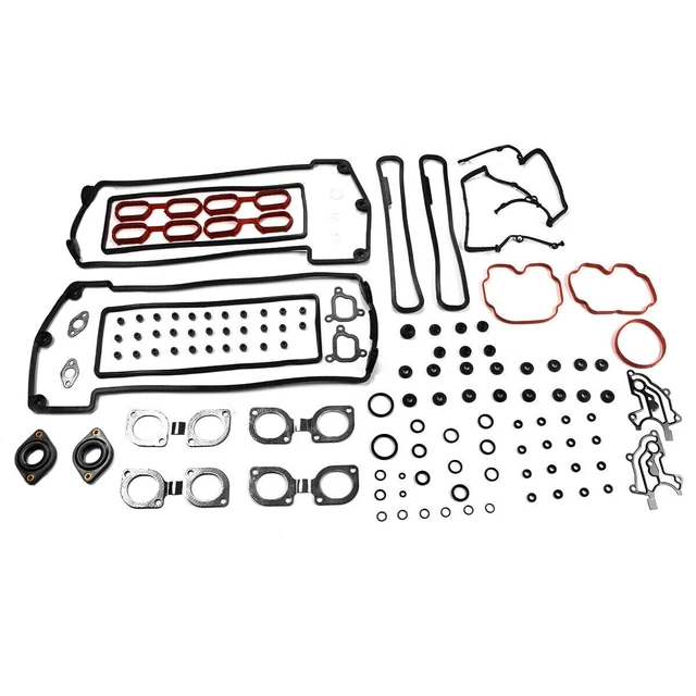 Engine Head Valve Cover Gasket Set Fits 1998-2003 BMW 540i 740 X5 E38 E39 M62B44