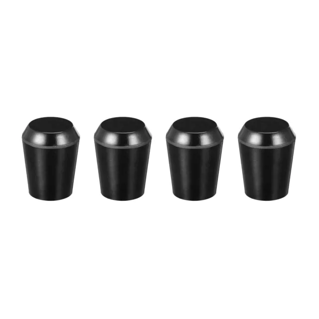 M8x25mm Female Threaded Hand Knobs Tapered Insert Handles for Mechanical, 4Pcs