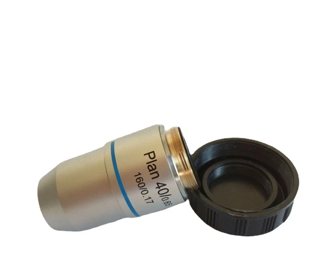 Mcroscope Objective 40X Lens w/ Spring Plan Achromatic DIN Standard FotoHigh