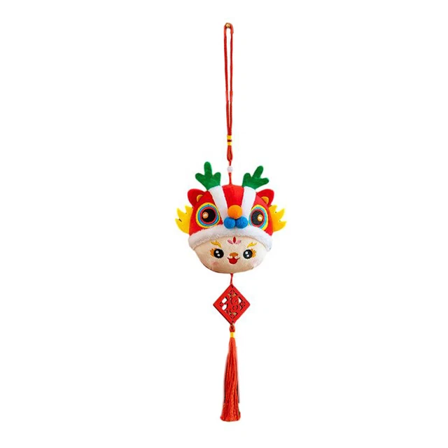 2024 Dragon Plush Doll Year Of The Dragon Mascot Toy Pendant Keychain Home  TOP2