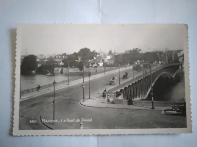 CPSM Photo  Nantes le Pont de Pirmil  dept-44 et format 14 x 9 cm crantée