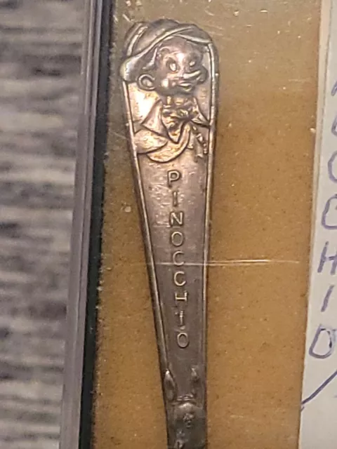 Walt Disney Pinocchio, 1940'S Souvenir Spoon 2