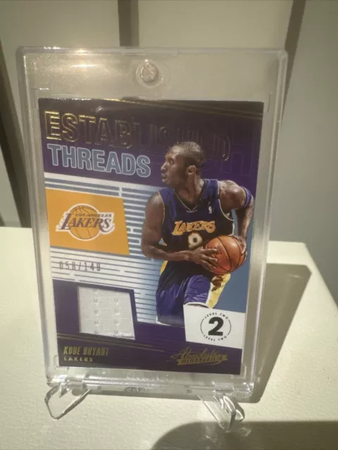 2018-19 Panini Absolute Memorabilia Established Threads Kobe Bryant /149 Lakers