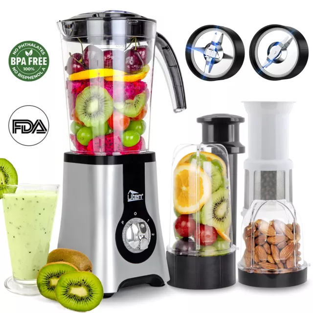 Standmixer Mixer Smoothie Maker to Go Blender Multi Entsafte Fleisch Ice Crusher