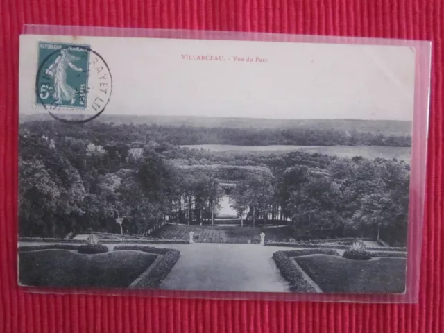Cpa Ecrite Timbre Villarceau Vue Du Parc Villarceaux ?